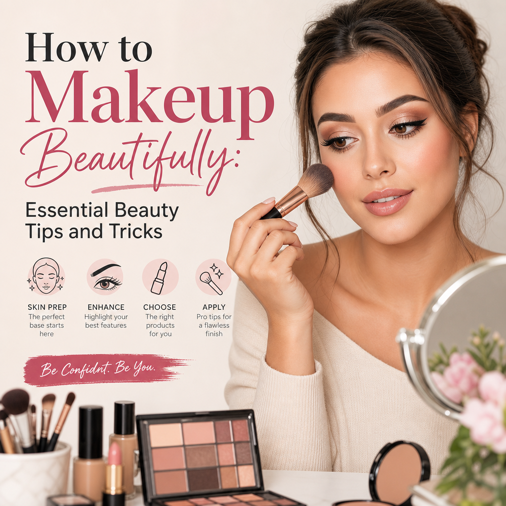Close-up of a woman applying makeup with a brush for a flawless, natural beauty look.